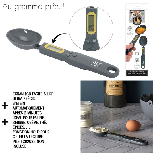 Digitaler Messlöffel, grau