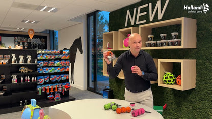 Tennisball mit Quietsche für Hunde, 3 Stk., grün