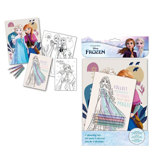 Malset mit 2 Heften - Disney Frozen "Eiszaubergeist"