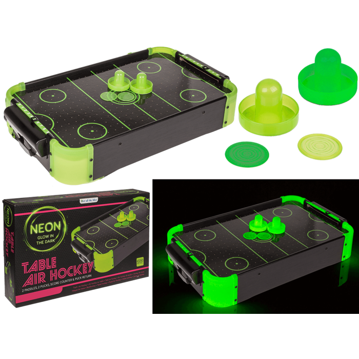 Tisch-Airhockey "Glow in the Dark"