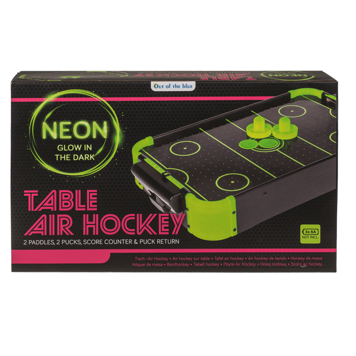 Tisch-Airhockey "Glow in the Dark"