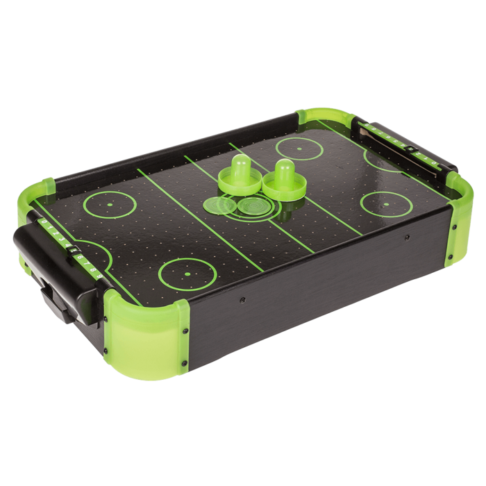 Tisch-Airhockey "Glow in the Dark"