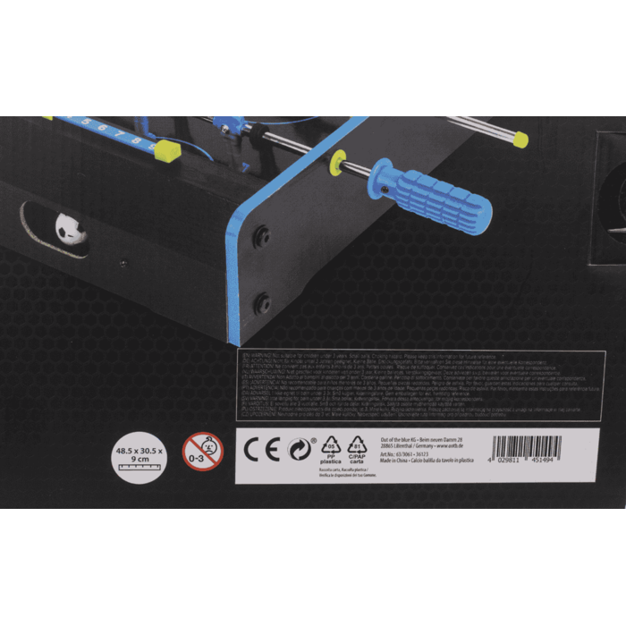 Tischfussball-Kicker "Glow in the Dark"