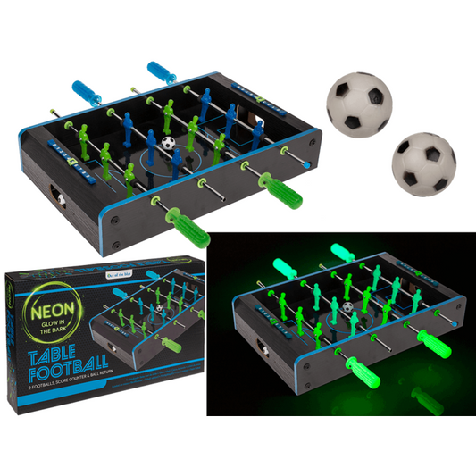 Tischfussball-Kicker "Glow in the Dark"