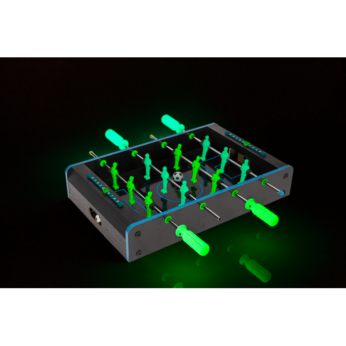 Tischfussball-Kicker "Glow in the Dark"