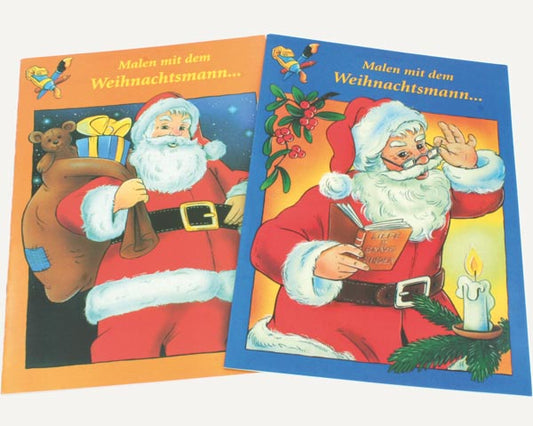Malbuch "Weihnachtsmann", assortiert (DIN A4, 32 Seiten)