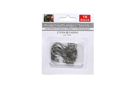 Weihnachtskugeln Aufhänger (16 Stk.)