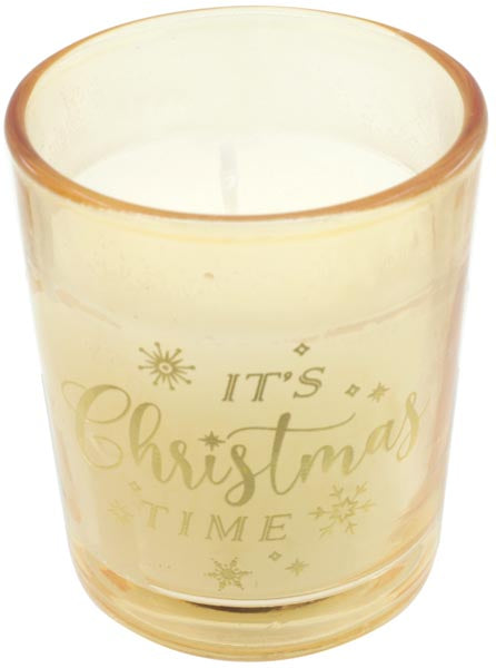 Windlicht mit Goldschrift (6 x 6.5 cm)