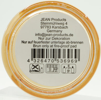 Windlicht mit Goldschrift (6 x 6.5 cm)