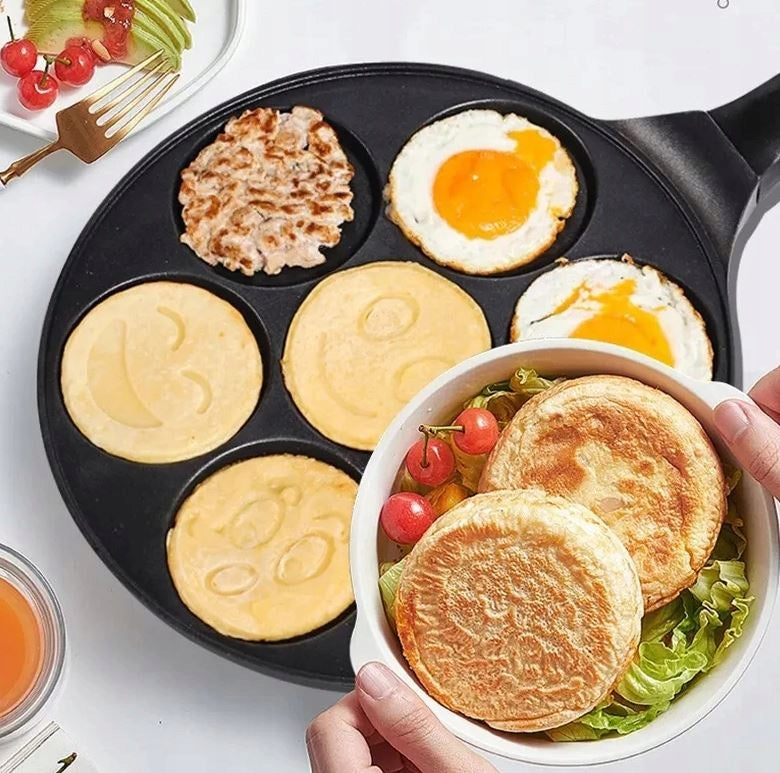 Bratpfanne für 7 Pfannkuchen gleichzeitig