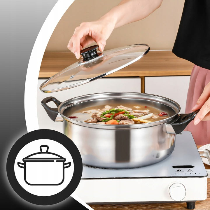 Topfset mit Wasserkocher und Zubehör (Iduktion)