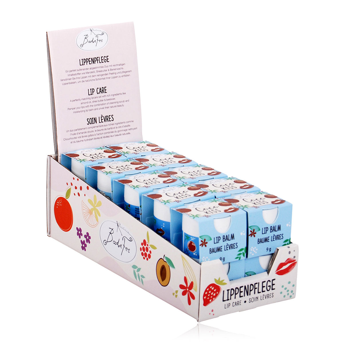 Badefee Lippenpflegeset "Orange Kiss"