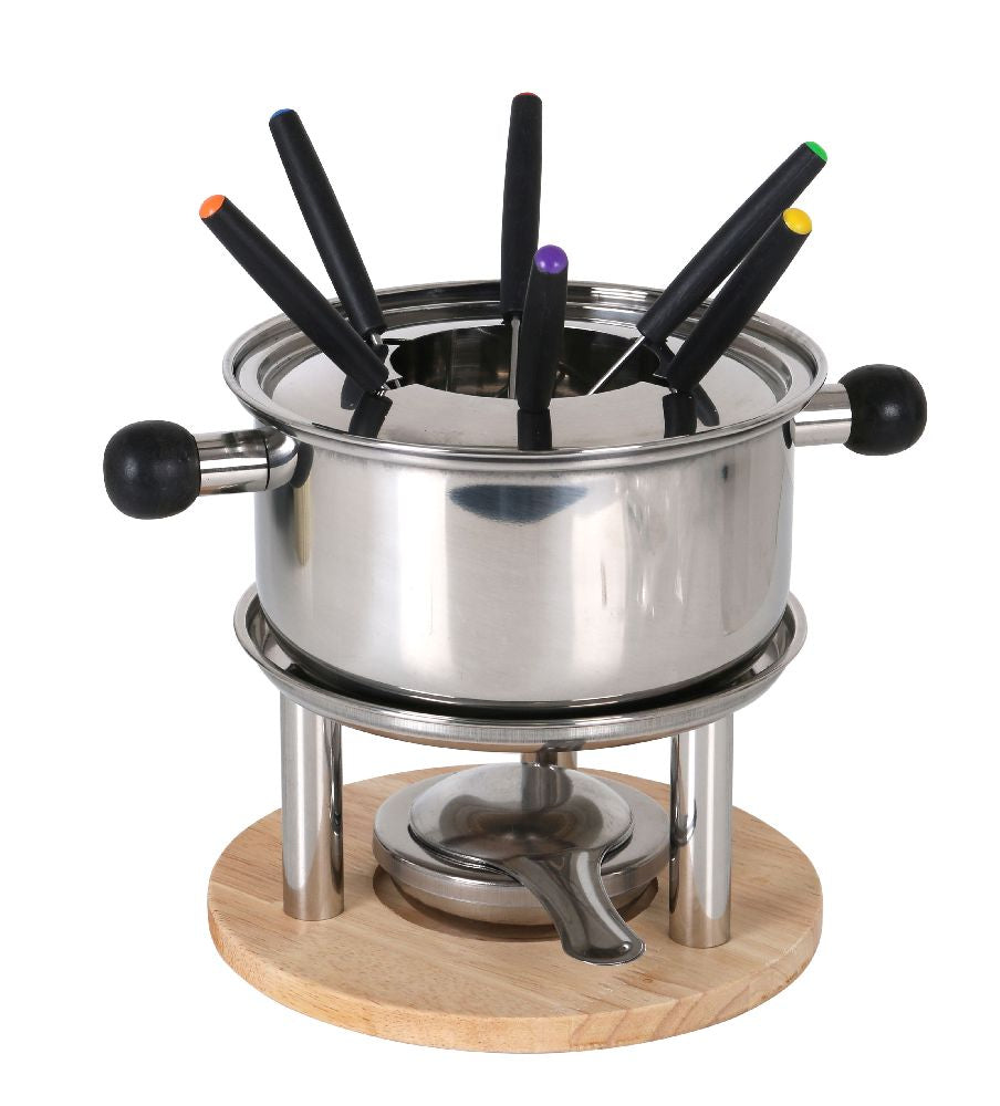 Santa Clara Fondue-Set aus Edelstahl, für 6 Personen