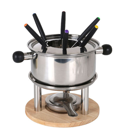 Santa Clara Fondue-Set aus Edelstahl, für 6 Personen