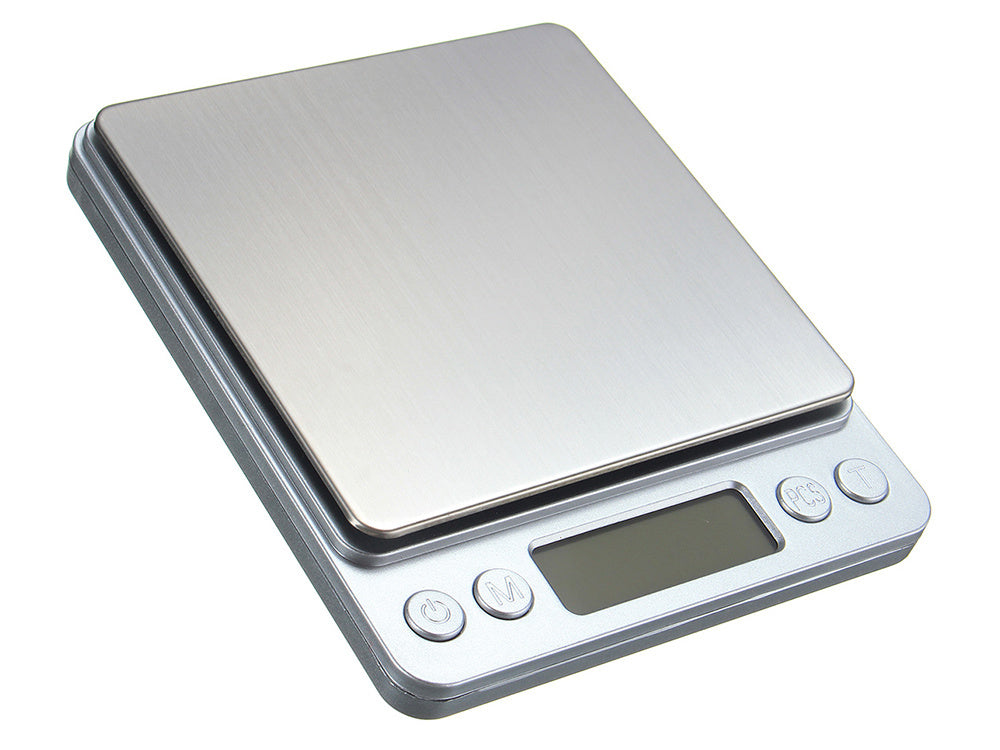 Digitale Küchenwaage mit LCD-Display (max. 0,5 kg)
