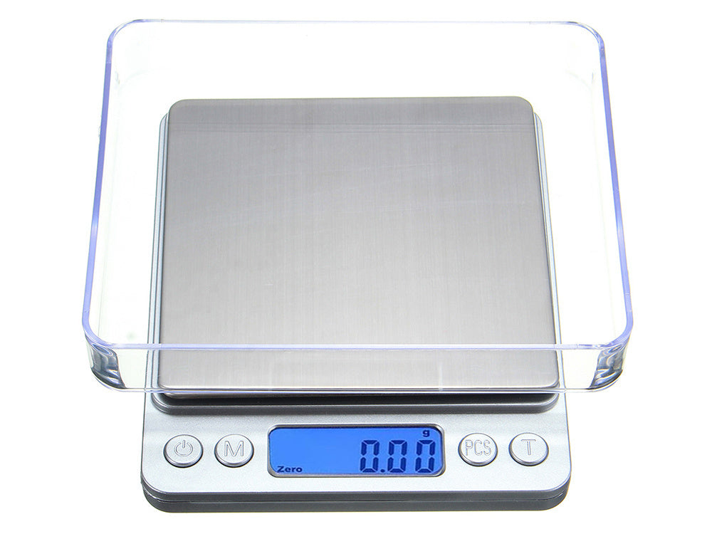 Digitale Küchenwaage mit LCD-Display (max. 0,5 kg)