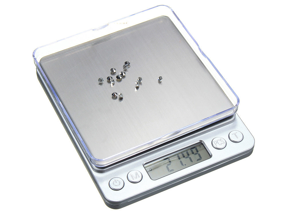 Digitale Küchenwaage mit LCD-Display (max. 0,5 kg)