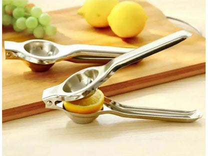 Manuelle Zitruspresse aus Edelstahl