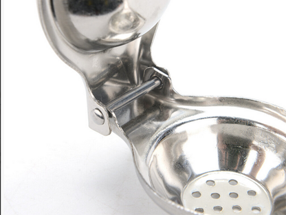 Manuelle Zitruspresse aus Edelstahl