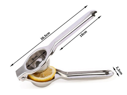 Manuelle Zitruspresse aus Edelstahl