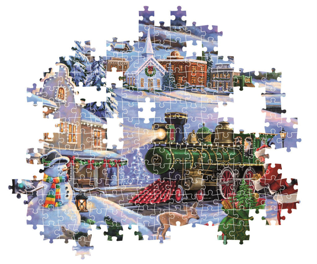 Clementoni Puzzle - "Weihnachtszug" (500 Teile)