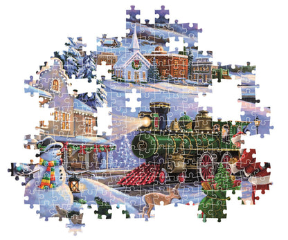 Clementoni Puzzle - "Weihnachtszug" (500 Teile)