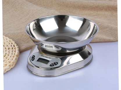 Elektronische Küchenwaage mit Schüssel