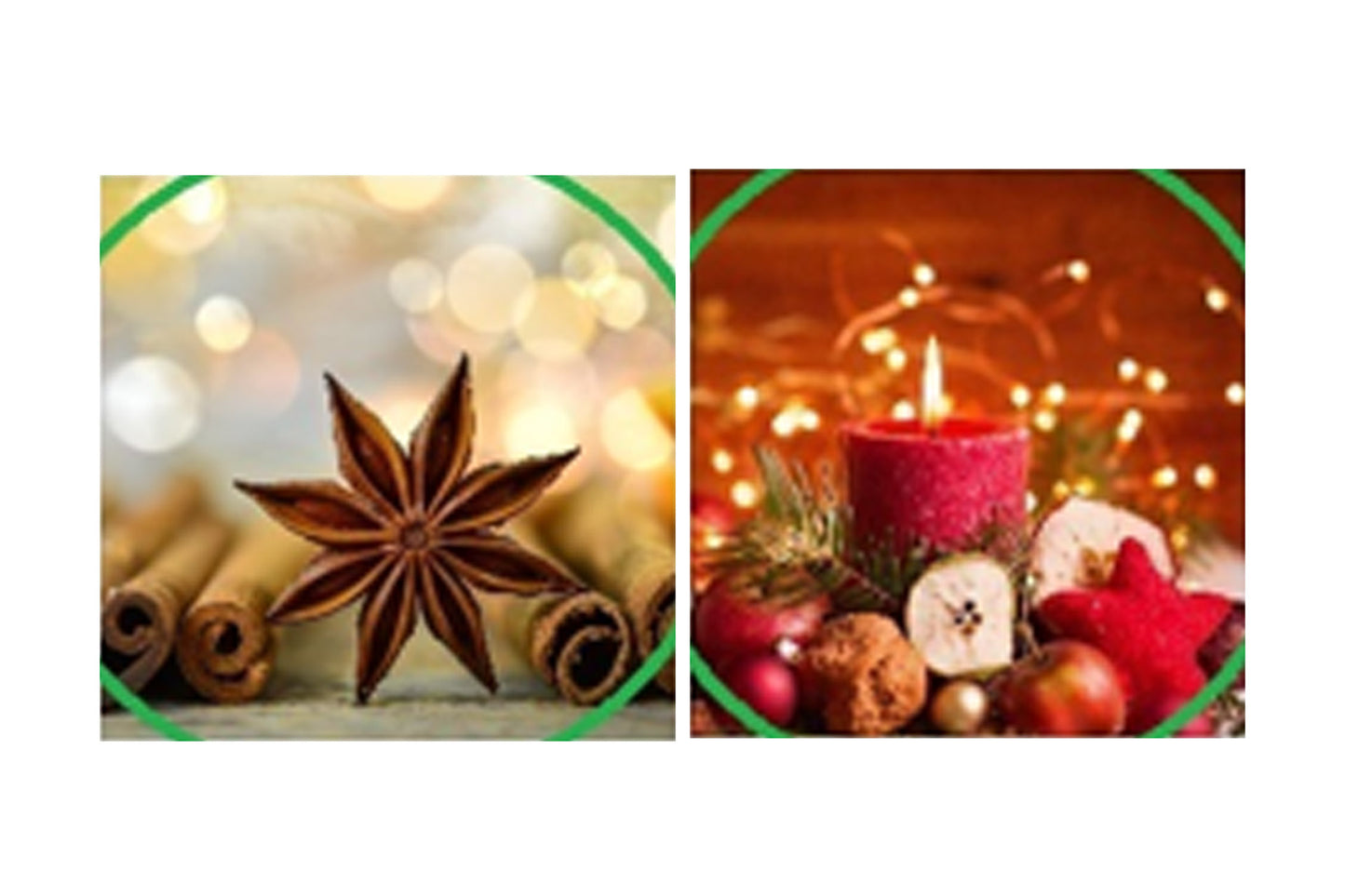 Servietten "Apfel & Zimtstern" 33 x 33 cm (20 Stk.)