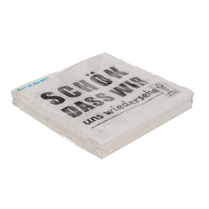 Servietten "Schön, dass wir uns wiedersehen", 33 x 33 cm (20 Stk.)