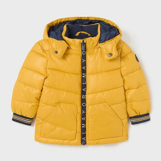 Winterjacke mit Kaputze Maisgelb Gr.86