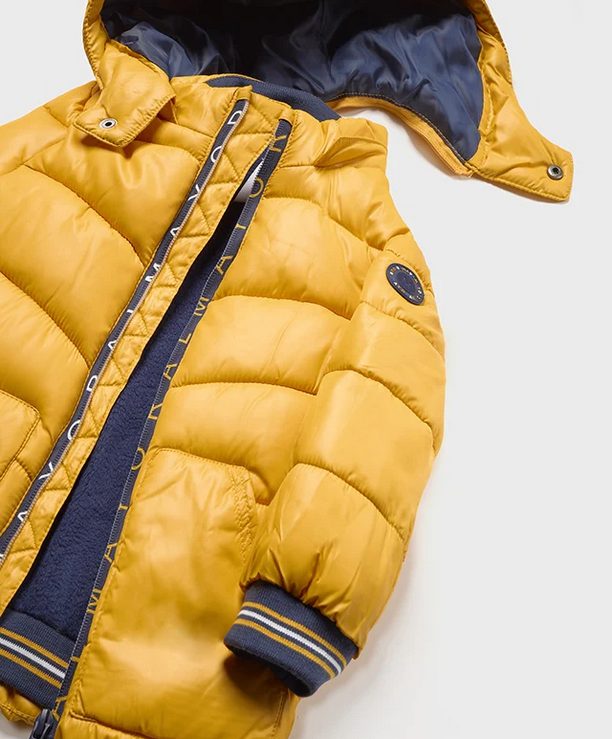 Winterjacke mit Kaputze Maisgelb Gr.86