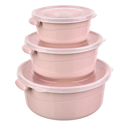 Mircrofresh Aufbewahrungsdosen-Set, 3-teilig, rund