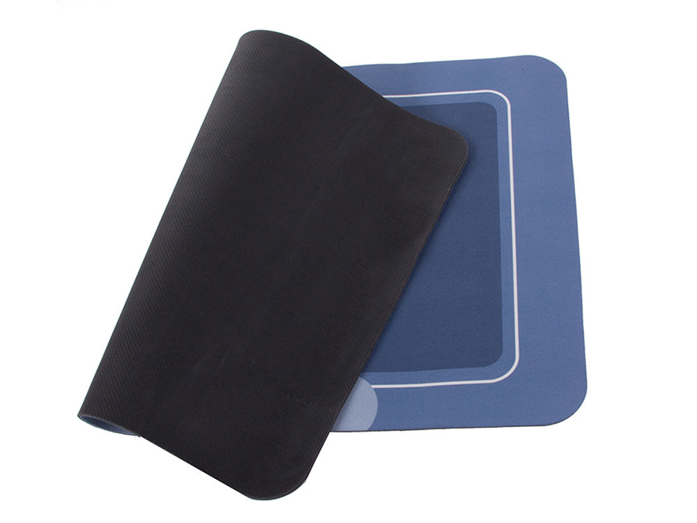 Badezimmermatte schnelltrocknend, blau (38 x 58 cm)