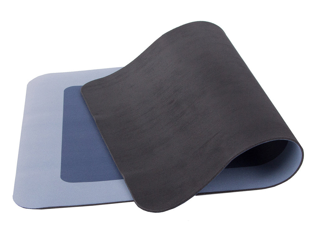 Badezimmermatte schnelltrocknend, blau (38 x 58 cm)