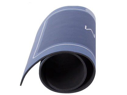 Badezimmermatte schnelltrocknend, blau (38 x 58 cm)