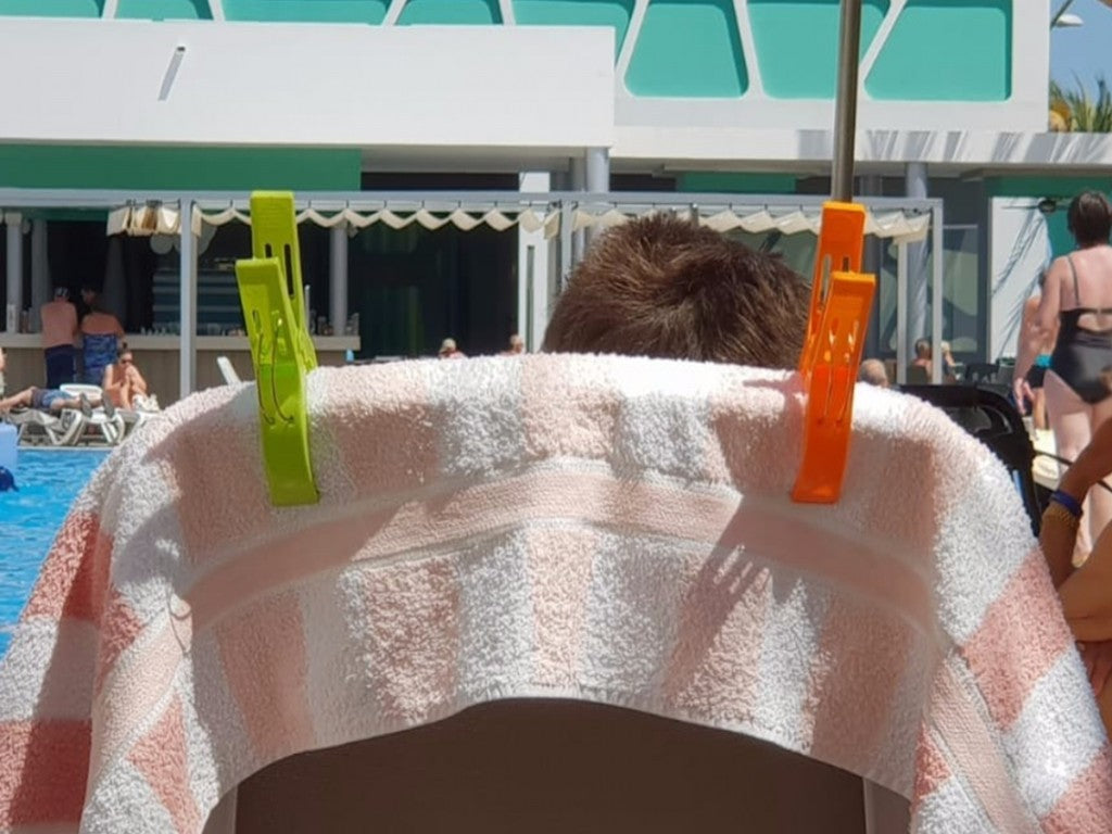 Benson XXL-Wäscheklammern gross für Strandtuch (4 Stk.)