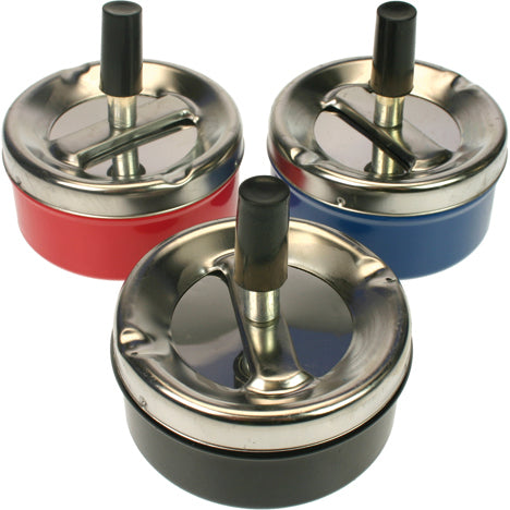 Dreh-Aschenbecher, assortiert (9.5 x 4.5 cm)