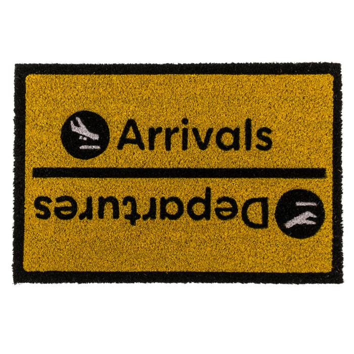 Fusmatte "Arrivals-Departures" (ca. 60 x 40 cm)