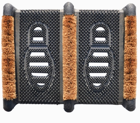 Fussmatte mit Borsten "Bootskratzer" (35 x 31 cm)