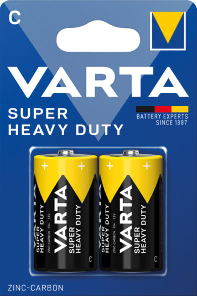 Varta Superlife Batterie C, 2er-Blister