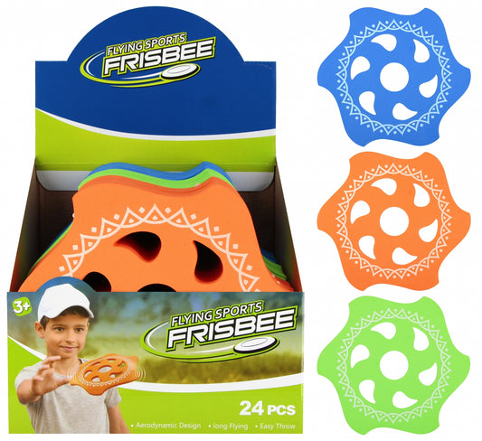 Schaumstoff-Frisbee, assortiert (Ø 26cm)