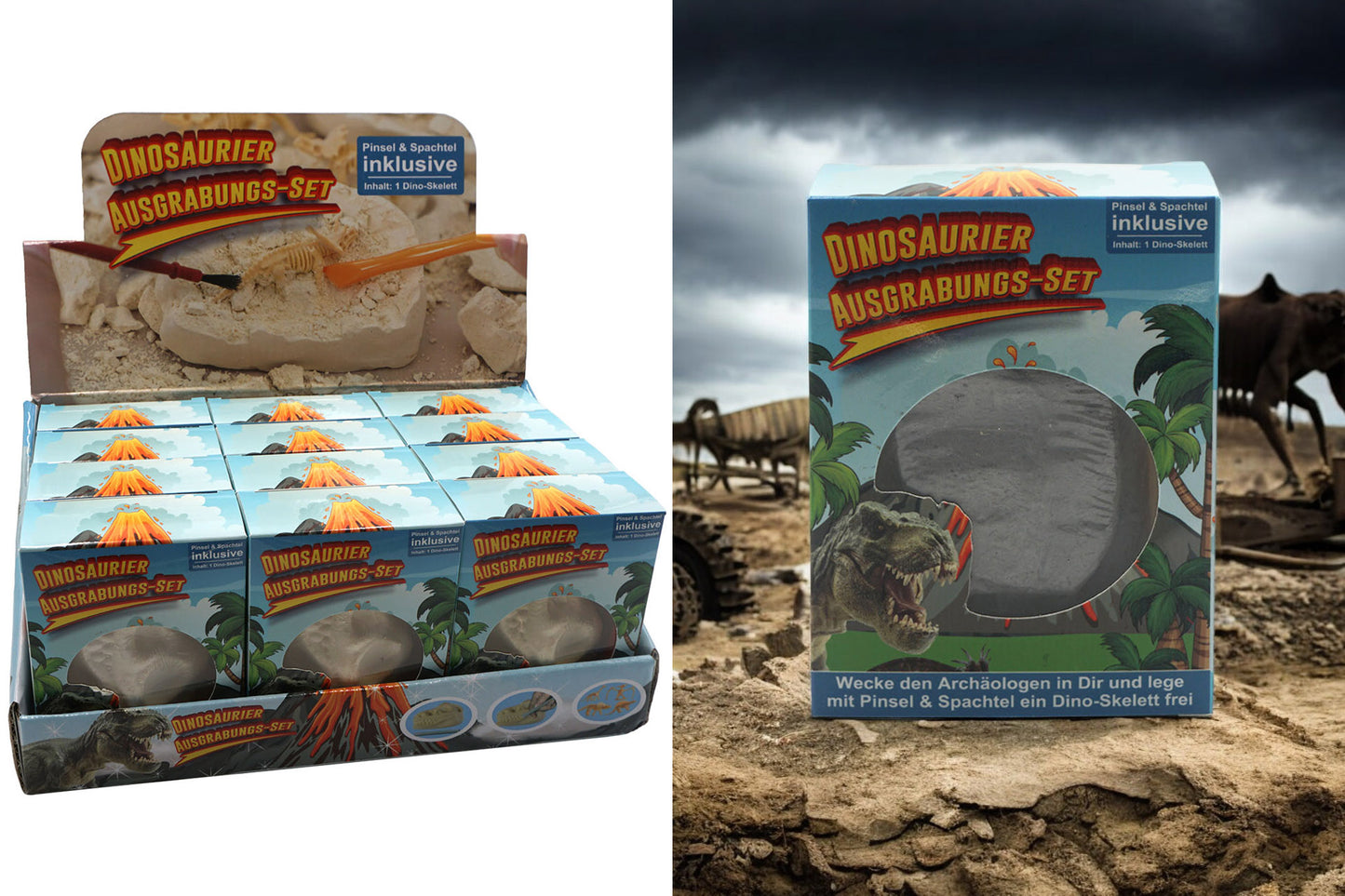 Ausgrabung-Set "Dinsoaurier"