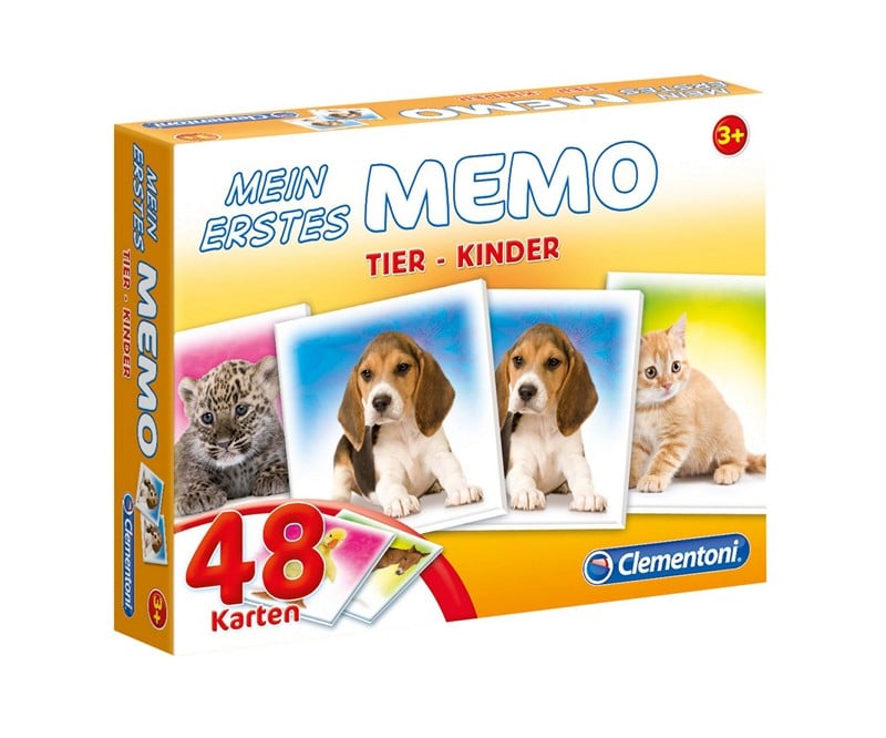 Clementoni Memory - Tier-Kinder (48 Karten)