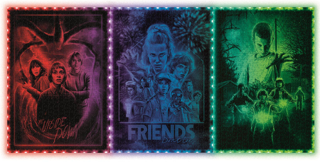 Clementoni LED-Puzzle - Stranger Things "Upside Down" (520 Teile)