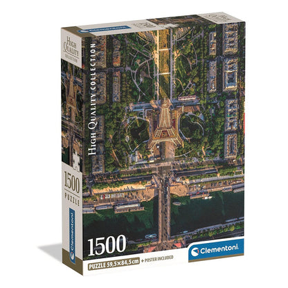 Clementoni Puzzle - Flug über Paris (1500 Teile)