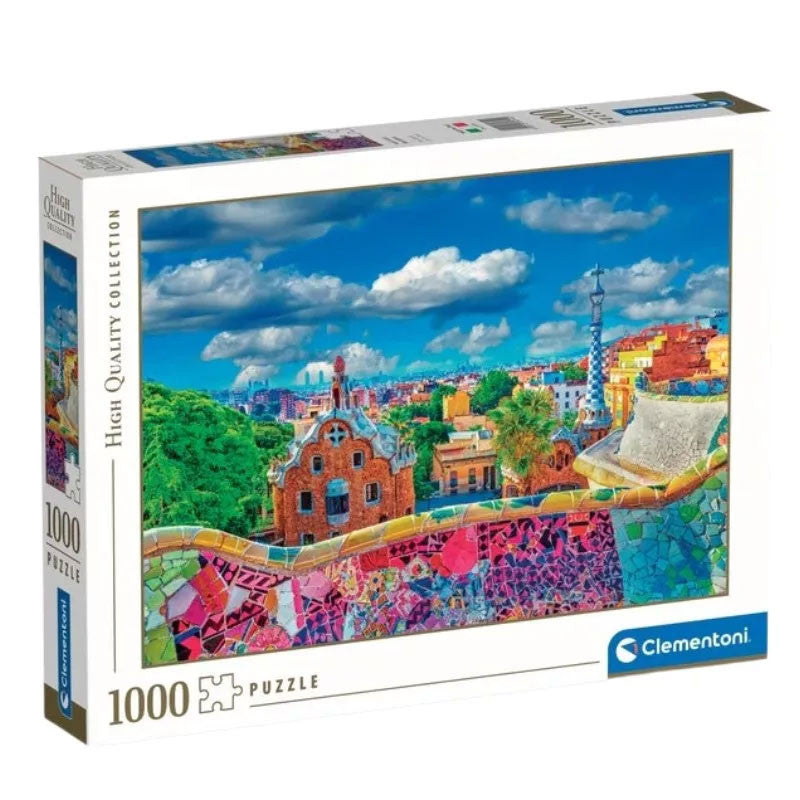 Clementoni Puzzle - Barcelona Güell Park (1000 Teile)