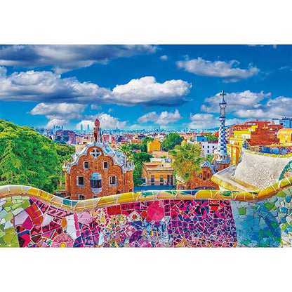 Clementoni Puzzle - Barcelona Güell Park (1000 Teile)