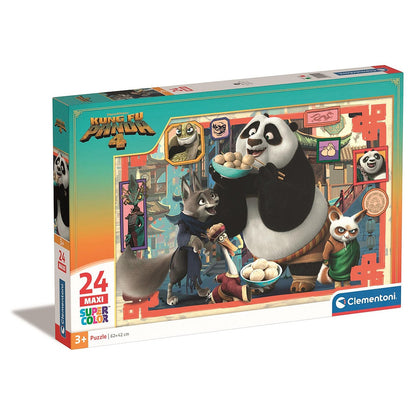 Clementoni Maxi-Puzzle - Kung Fu Panda 4 (24 Teile)