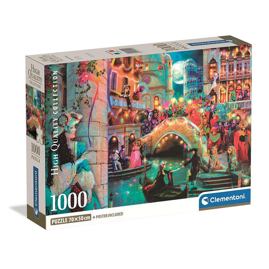 Clementoni Puzzle - Karnevalsmond (1000 Teile)