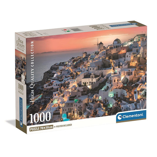 Clementoni Puzzle - Griechenland Santorini (1000 Teile)